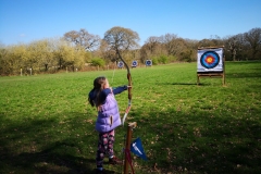 children's archery at shots range august 2021info@orionarchery.co.uk